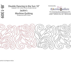 1309 Double Dancing In The Sun Pantograph by Jackie Brown