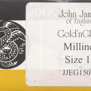 John James GoldN Glide Milliners / Straw Needles Size 10