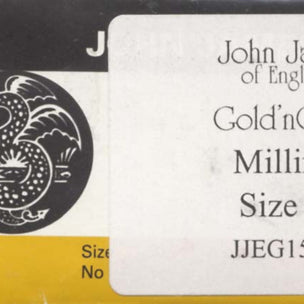 John James Gold'N Glide Milliners / Straw Needles Size 11 10ct