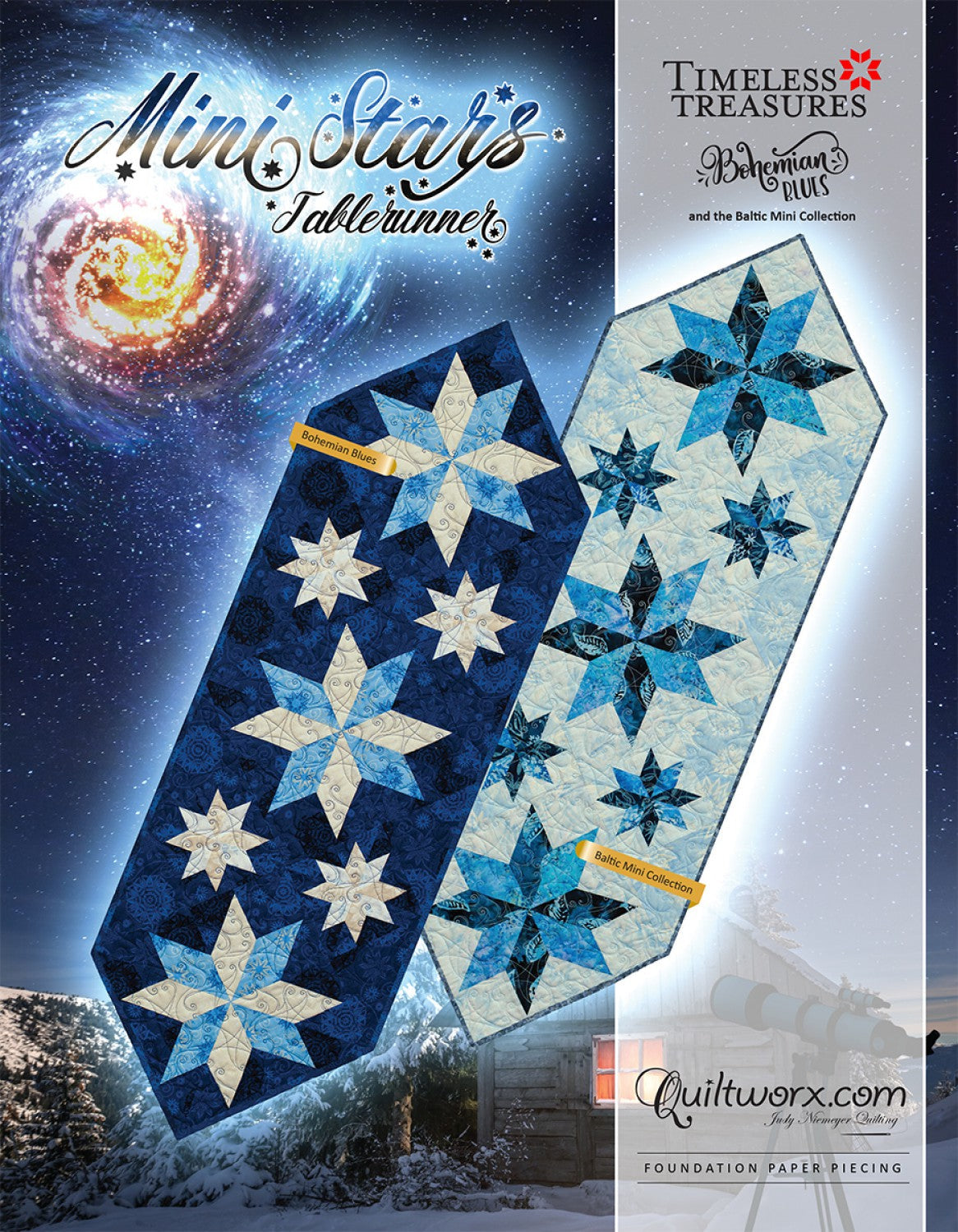 Mini Stars Tablerunner Pattern