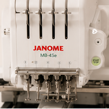 Janome MB-4Se Four-Needle Embroidery Machine | Professional Multi-Needle Commercial Embroidery System