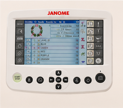 Janome MB-4Se Four-Needle Embroidery Machine | Professional Multi-Needle Commercial Embroidery System