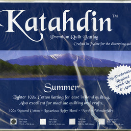 Katahdin Premium 100% Cotton Batting - Summer 3oz - 45in x 60in