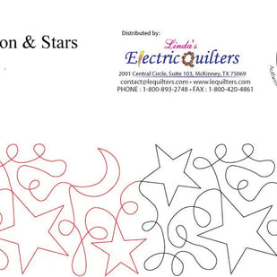 002 Moons and Stars Pantograph by Linda V. Taylor