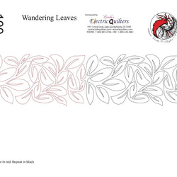 100 Wandering Leaves Pantograph by Linda V. Taylor