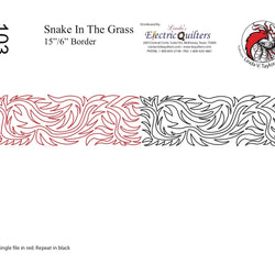 103 Snake In The Grass Pantograph by Linda V. Taylor
