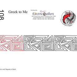 108 Greek To Me Pantograph by Linda V. Taylor