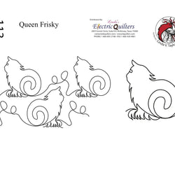 113 Queen Frisky Pantograph by Linda V. Taylor