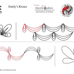 116 Emily's Kisses Pantograph by Linda V. Taylor