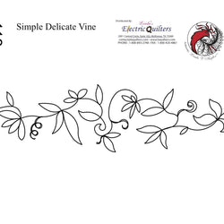 118 Simple Delicate Vines Pantograph by Linda V. Taylor