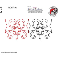 120 Frou Frou Borders Pantograph by Linda V. Taylor