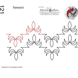 121 Samurai Pantograph by Linda V. Taylor