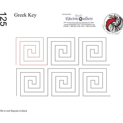 125 Greek Key Pantograph with Blocks by Linda V. Taylor