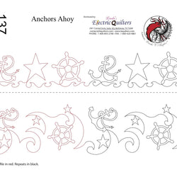 137 Anchors Ahoy Pantograph by Linda V. Taylor