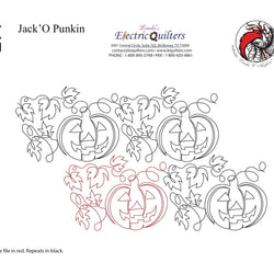 147 Jack O'Punkin Pantograph by Linda V. Taylor