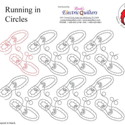 150 Running In Circles Pantograph by Linda V. Taylor