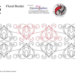 154 Floral Borders Pantograph by Linda V. Taylor