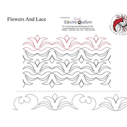 156 Flowers And Lace Pantograph by Linda V. Taylor