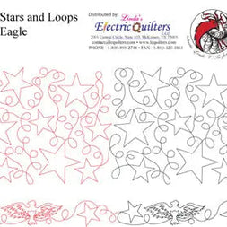 017 Stars and Loops (Eagle) Pantograph by Linda V. Taylor