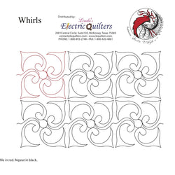 185 Whirls Pantograph by Linda V. Taylor