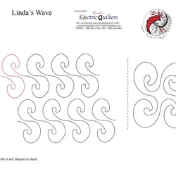 197 Linda's Wave Pantograph with Blocks by Linda V. Taylor
