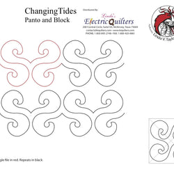 198 Changing Tides Pantograph with Blocks by Linda V. Taylor