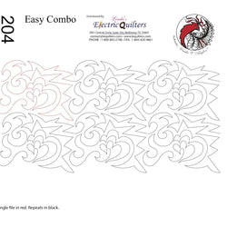 204 Easy Combo Pantograph by Linda V. Taylor