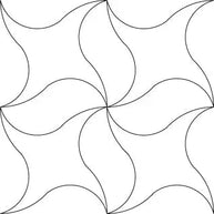 205 Pumpkin Seed Twist Pantograph by Linda V. Taylor