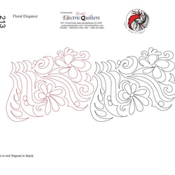 213 Floral Elegance Pantograph by Linda V. Taylor