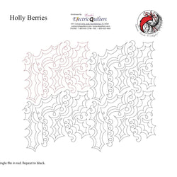 219 Hollyberries Pantograph by Linda V. Taylor