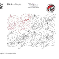 220 I Believe Simple Pantograph by Linda V. Taylor
