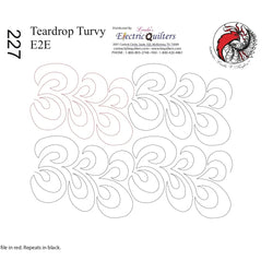 227 Tear Drop Turvy Pantograph by Linda V. Taylor