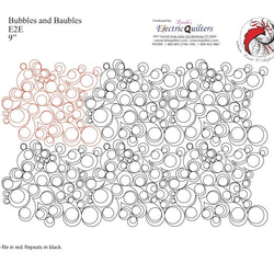 230 Bubbles And Baubles Pantograph by Linda V. Taylor