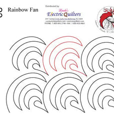 023 Rainbow Fan Pantograph by Linda V. Taylor