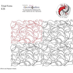 244 Triad Ferns Pantograph by Linda V. Taylor