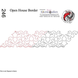 246 Open House Border Pantograph by Linda V. Taylor