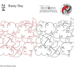 254 Rainy Day Pantograph by Linda V. Taylor