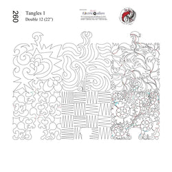 260 Tangles 1 Pantograph by Linda V. Taylor