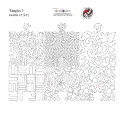 262 Tangles 3 Pantograph by Linda V. Taylor