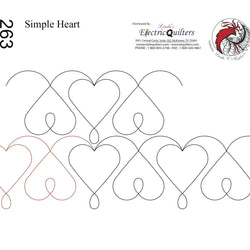 263 Simple Heart Pantograph by Linda V. Taylor