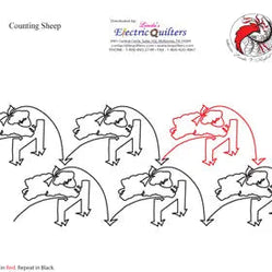 028 Counting Sheep Pantograph by Linda V. Taylor