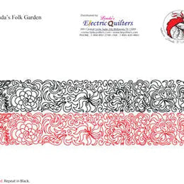 036 Lindas Folk Garden Pantograph by Linda V. Taylor