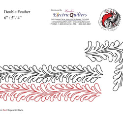 054 Double Feather Pantograph by Linda V. Taylor