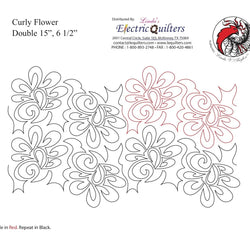059 Curly Flower Pantograph by Linda V. Taylor