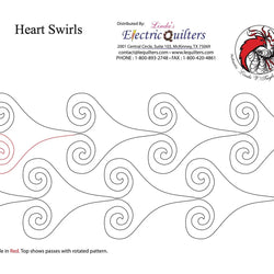 061 Heart Swirls Pantograph by Linda V. Taylor