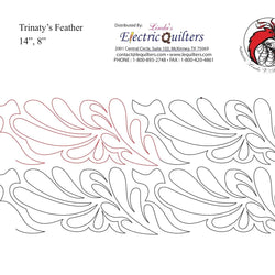063 Trinatys Feather Pantograph by Linda V. Taylor