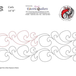065 Curls Pantograph by Linda V. Taylor