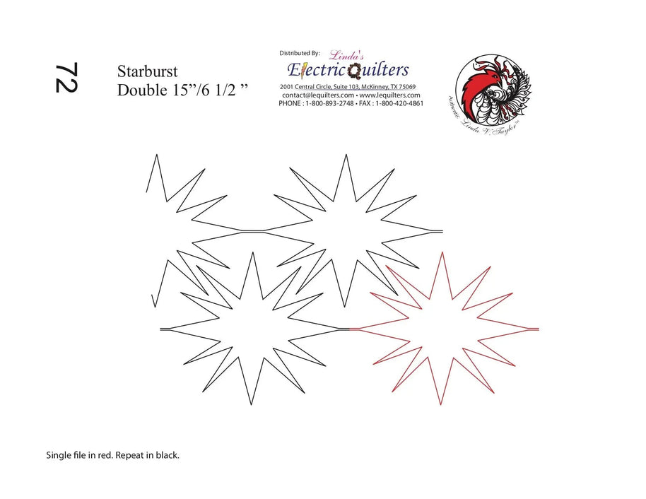 072 Starburst Pantograph by Linda V. Taylor