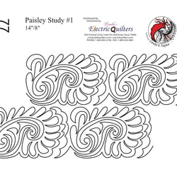 077 Paisley Study #1 Pantograph by Linda V. Taylor