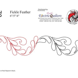 078 Fickle Feather Pantograph by Linda V. Taylor